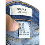 Forever 21 Denim Blue Jean Cutoff Shorty Shorts Raw Hem Distressed Juniors 25 Photo 3