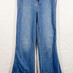 Free People  We The Free‎ Big Flare High Rise Curvy Boho Jeans Photo 0