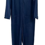 Free People NWT x Sandrine Rose Kimono Jumpsuit Sz Small Deep Blue Soft Photo 2