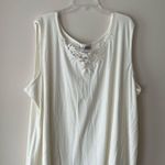 Silhouettes  Sleeveless Cream Lace Top Size 6X Photo 1