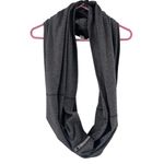Lululemon Vinyasa Scarf Wrap Buttons Multi-Way One Size Black Gray Stretch O/S Photo 2