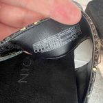 Vionic Sandals Women 8 Black Randi II Boa Snake Print Double Strap Slide Comfort Photo 11