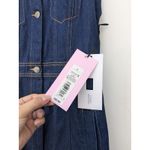 Women's Collared Denim Mini Dress Photo 8