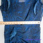 New! AllSaints Hali Tamora Dress Royal Blue Snakeskin Animal Print ruched,‎ 6 Photo 5