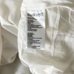 Anthropologie Maeve Anastasi Smocked Mini Dress in White Lace Size Medium Photo 5