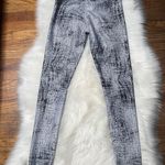 Alo Yoga Metallic Tech Lift Airbrush Cracked Marble Leggings Athletic Photo 4