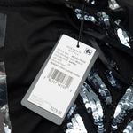 Adrianna Papell Beaded Long Sleeve Mini Dress Photo 8