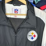 NFL Retro NWT Steelers Football Windbreaker Jacket Sz XXL Photo 3
