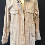 Women’s dip Grey Long Trench Coat Sz L Gray Size L Photo 0