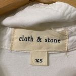 Cloth & Stone  White Button Down Shirt Photo 1