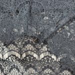 Intimately Free People Lace Slip Dress Womens Medium Black Sexy Sheer Bodycon Photo 3