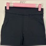 Spanx The Perfect Black Pant Backseam Skinny Ankle High Rise Slit Hem Pull On XS Photo 6