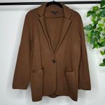 J.Crew  Brown Cecile Relaxed Sweater Blazer size S Small BF013 Photo 0