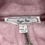 Hippie Rose NWT  Juniors' Super Soft Quarter-Zip Pullover NY Sweatshirt pink S Photo 4