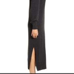 Lucky Brand  Womens Pointelle Midi Dress In Charcoal sz small Photo 1