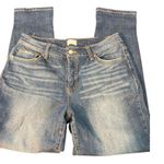 Time Tru Womens Straight Regular Fit Jeans Blue Denim High Rise Size 8 Photo 0