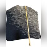 Pure Jill Open Front Sweater Poncho Size XS/S Blue Gray Short Sleeves Cotton Photo 3