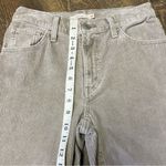 Levi's Premium Baggy Dad Corduroy Pants Jeans Beige Womens Size 24x30 Photo 2