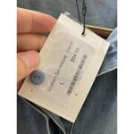 NWT Mable Denim Balloon Sleeve Rompe Sz L Tie Waist Shorts Cotton Boho Western Blue Size L Photo 3