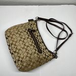 Coach Signature Handbag Purse F29941 Brown Canvas Monogram Crossbody Shoulder Photo 2