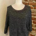 Free People Last chance - Marled Knit 3/4 Wide Sleeve Drop Shoulder Sweater XS Photo 0