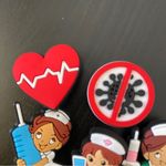 Set of 5 Nursing Croc Charms Novelty Size undefined Photo 3