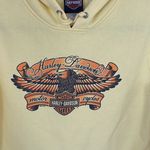 Harley Davidson Yellow Hoodie Medium Photo 1