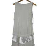 David's Bridal David’s Bridal Ivory Ruffle Gown Size 8 Chiffon Formal Wedding Guest‎ Dress Photo 3