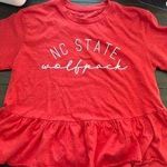 Pressbox Nc state Wolfpack frilly crop top Photo 0