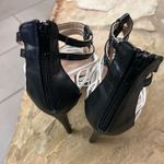 Wild Rose Heels   Black and White Strappy Heels Like New 7 1/2 Photo 7