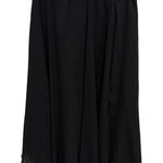 Whimsical Vampy Gothic Long Vintage Lined Midi Skirt Black Size 14 Formal Church Photo 0