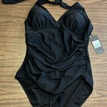 Jones New York NEW JNY Large Black One Piece Swimsuit NWT Photo 0