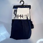 Hue Denim Leggings Dark Wash Skinny Leg Comfort Stretch Waistband Size S Photo 1