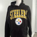 Vintage Steelers Hoodie Black Size L Photo 3