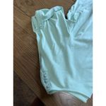 CJ Banks Short Sleeve Shirt Size 1X Green Cotton Office Career Business Casual Photo 7