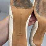 Rebecca Minkoff  Blush Python Brie Snake Skin Pumps sz 7 Photo 6