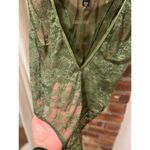 NWOT Victorias Secret Green Lace Teddy Bodysuit Size M Photo 3