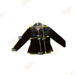 Esprit  Women Large‎ Quilt Button Down Black Wrap Peacoat Quiet Luxury Minimalist Photo 5