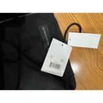 Brandon Maxwell cocktail party Black Silk Halter Bustier Sheath Dress 6 / small Photo 12