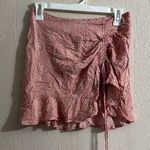Urban Romantics   Ruched Drawstring Ruffle Mini Skirt Photo 1