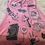 DRESSFO The Pink Witches Dress 2 double straps graphic slip dress βοΈππ§Ώ Size M Photo 11