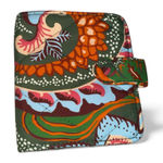 Vera Bradley Olive Green Floral Women's Card Holder Photo 0