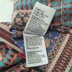 American Eagle  Outfitters Multi Pattern Short Sleeve Peasant‎ Blouse Size XS Photo 10