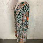 #154 BOUTIQUE Plunge Neck Swim Coverup Size L Photo 4