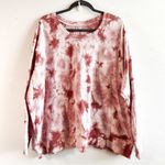 Athleta Sweatshirt Palermo Pink Sundown Tie-Dye Crew Neck Sweatshirt Sz 3X EUC Photo 3