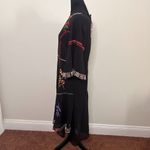 Desigual Womens Dress Size 6 Black Floral Lemark 3/4 Sleeve Asymmetrical NWT Photo 4