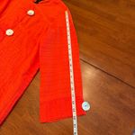 Ali Miles Button Front Blouse Boho Lagenlook‎ Lightweight Orange Size Medium Photo 8