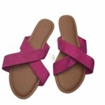 Old Navy Bright Pink Cross Strap Sandals Size 9 NWT Photo 1
