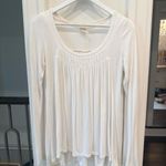 We The Free White Long Sleeve Flowy Top Women’s Small Photo 1