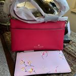 Kate Spade Authentic Saffiano leather top zip Crosby w large card holder Photo 2